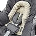 Bambiniwelt, cuscino poggiatesta per ovetto, compatibile con Maxi Cosi modello Cabrio Fix, gruppo 0, Minky, beige
