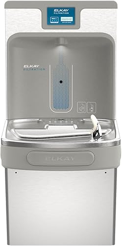 Miniatura 3 de Elkay LZS8WSSP Rellenador de Botella Mejorado & Enfriador ADA Individual Refrigerado de Acero Inoxidable de Alta Capacidad con Wrapper de Goteo