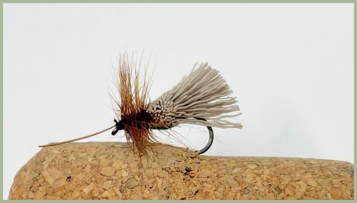 G & H Sedge Trout Flies, Goddards Sedge, Orange Belly Choice of size and quantity, Still waters and Rivers, Buoyant (6, 16)