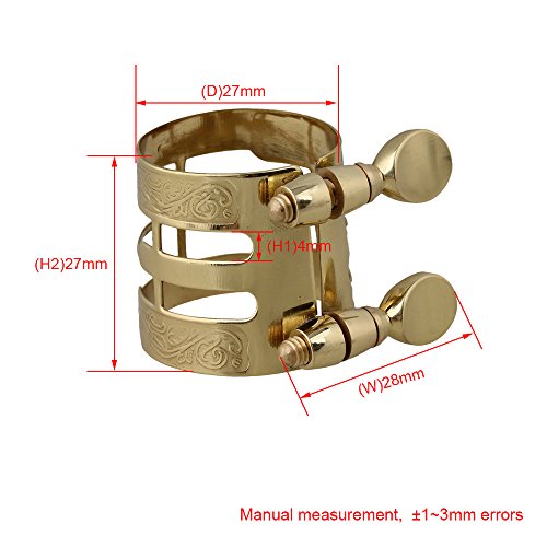 image for Yibuy Sax Other Accessories Yibuy Gold Plated Double Screws Alto Saxop