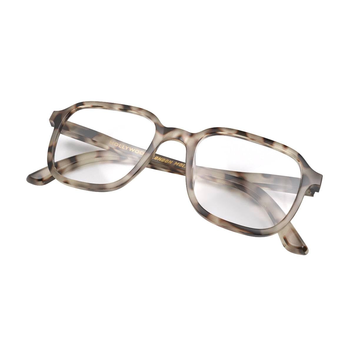 LONDON MOLE® Hollywood gafas bloqueadoras de luz azul | Bloqueadores azules de forma cuadrada | Anti vista cansada para pantallas | Hombre y mujer Unisex | Bisagras de resorte