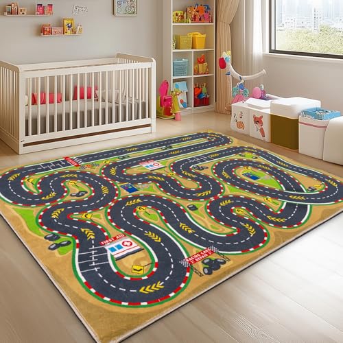 GthreeD Tapis de course de voiture, doux et antidérapant, lavable en machine, parfait pour les...