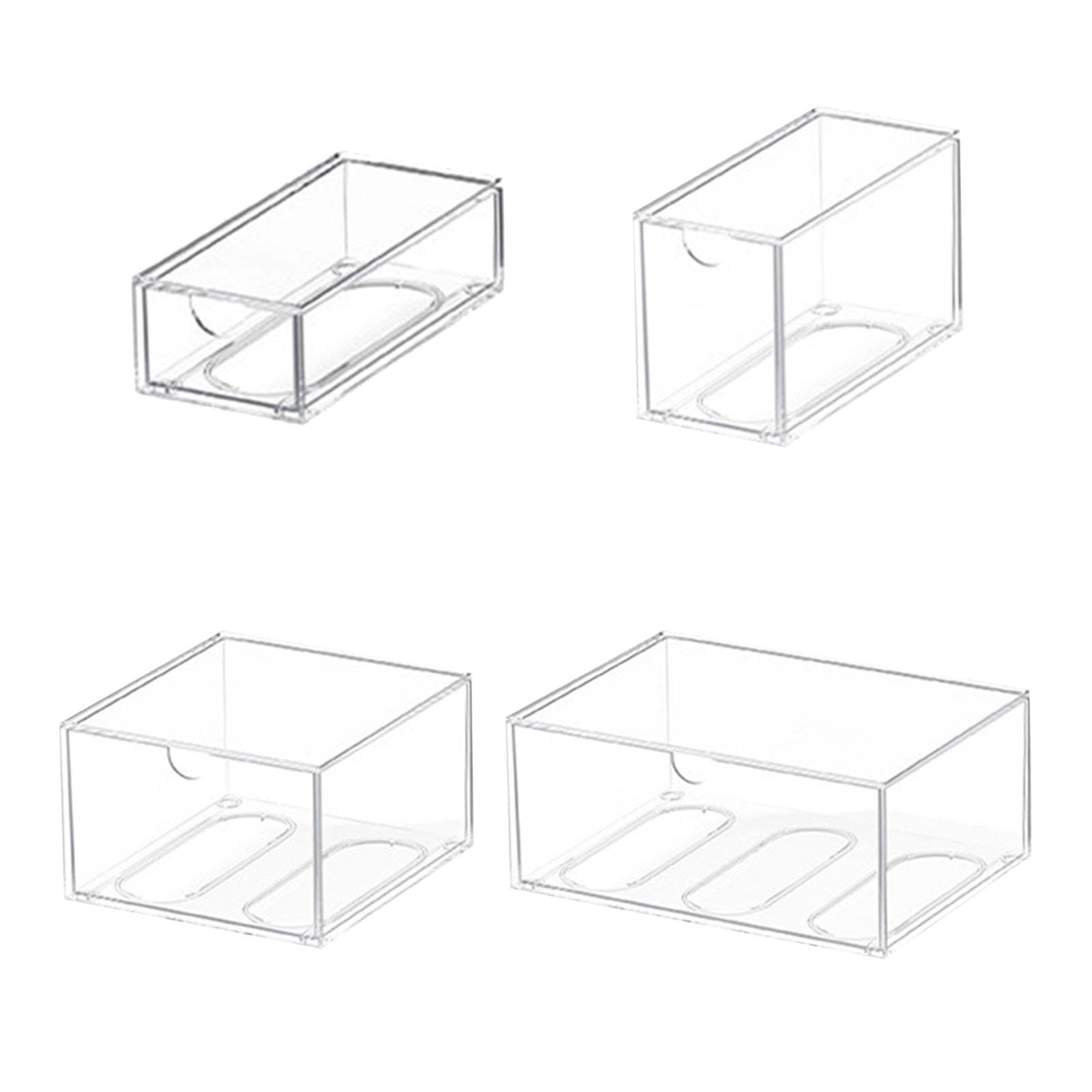 BNF® 3xClear Stackable Storage Drawer Makeup Organizer for Cosmetics Vanity Cabinet S|Home & Garden |Household Supplies & Cleaning|Home Organization|Storage Boxes 2