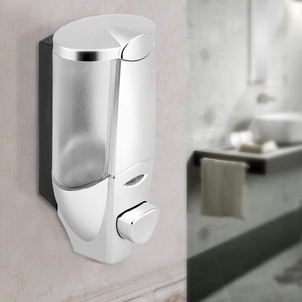 Dispensador de Jabón Manual Montado en Pared Ducha de Baño Ducha de Champú Dispensador de Loción Líquido de Limpieza 300Ml Socialme-EU