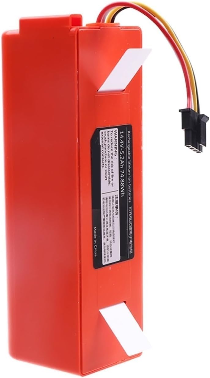 14.4V 5200mAh Li-ion Battery Replacement, Compatible For ROBOROCK S50 S55 S60 S65 S5MAX S6 S7 Q5 Q7 MAX MAXV