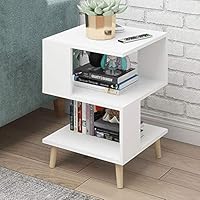 サイドテーブル おしゃれ ナイトテーブル 3層S字型 ナイトスタンド ベッド 71-RmQD2NIL._AC_SY200_QL15_.jpg