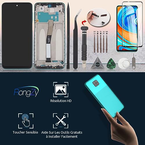 Écran LCD complet Redmi Note 9 Pro bloc tactile assemblé - 6