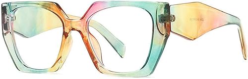 Gafas de lectura cuadradas retro con bloqueo de luz azul para mujeres y hombres, gafas de computadora antideslumbrantes de gran tamaño