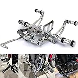 SFriding Polished Billet Forward Controls Footpegs for Honda Shadow VT750C Aero 750 2004-2015