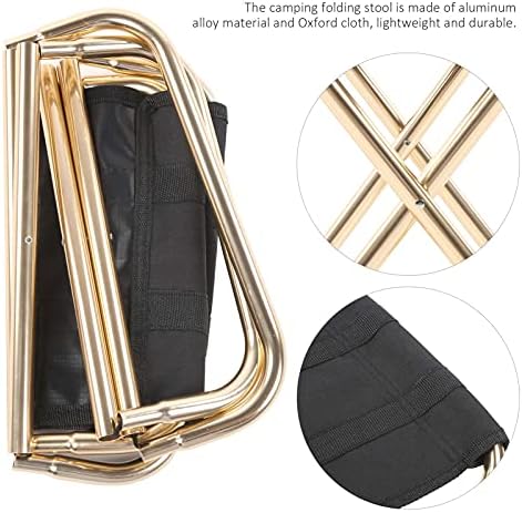 Miniatura 3 de VBESTLIFE Taburete de camping, taburete de pesca compacto para descanso rápido, pesca, picnic, viajes