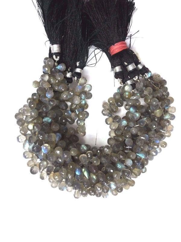 Perles en labradorite à facettes pour créer vos bijoux d'été et accessoires du quotidien