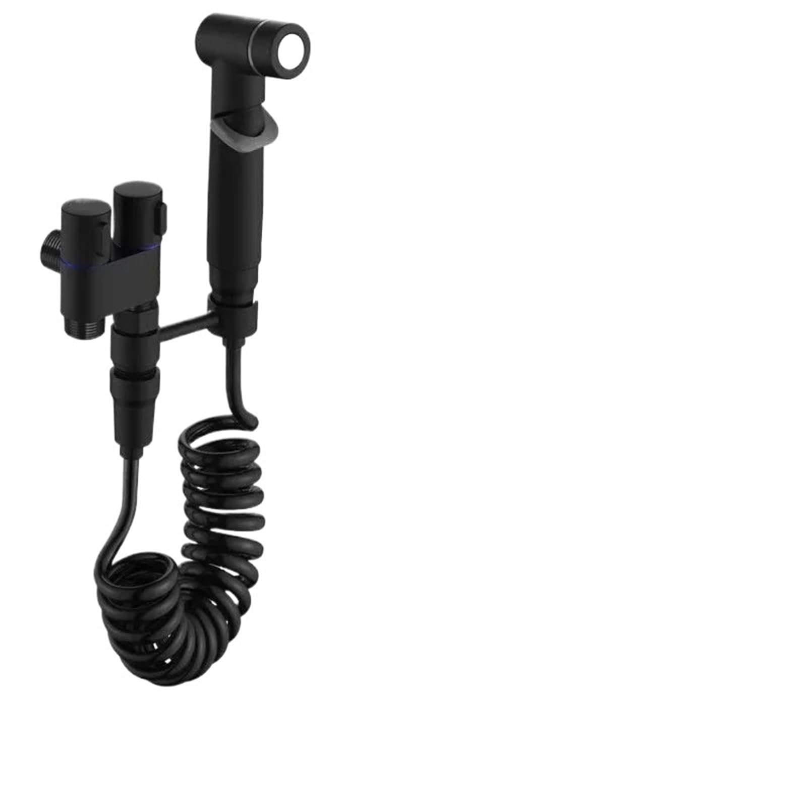 ZYCHSJXA Handheld Toilet Bidet Faucet Kit Bathroom Water Tank Bide Tap Sprayer(Black)