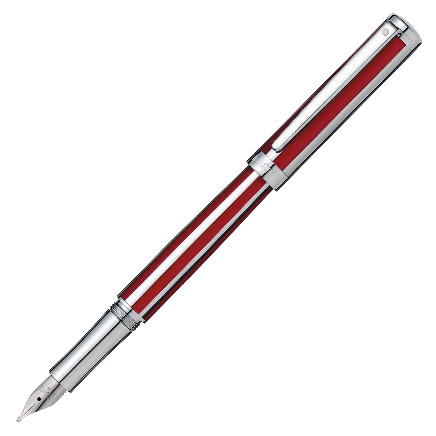 Amazon | SHEAFFER シェーファー 万年筆 F 細字 インテンシティ レッド