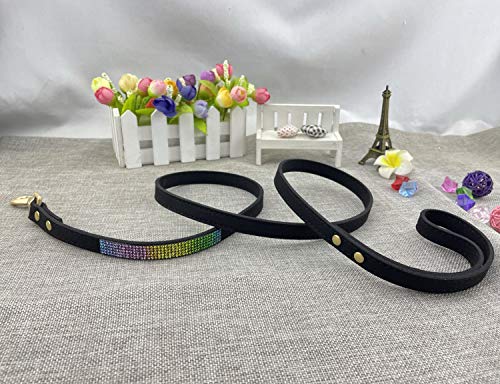 Newtensina Colorato Diamante Collare per Cani e