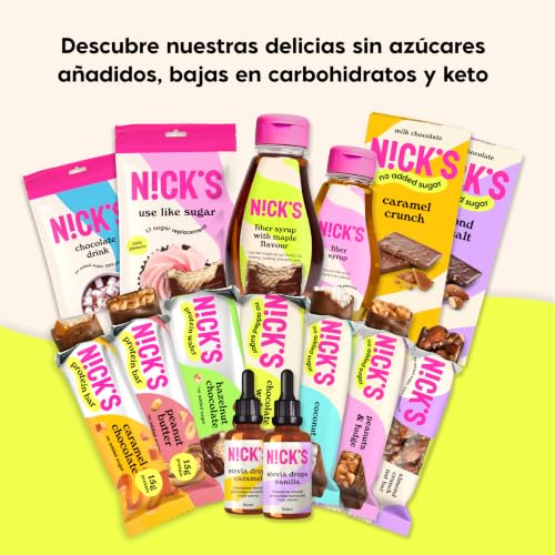 Miniatura 8 de Nicks Barritas De Proteínas Crema De Cacahuete, Baja En Carbohidratos, 15g De Proteínas, 214 Calorías, Low Carb, Ceto Barras Proteicas, Sin Azúcar Añadido, Sin Gluten 12 Keto Protein Bars X 50g
