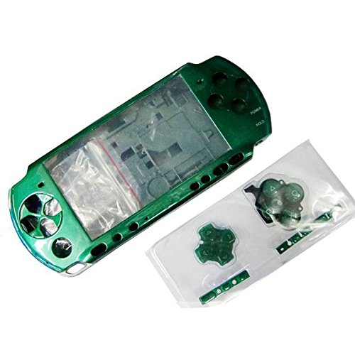 Replacement Housing Shell Faceplate Case Cover For Playstation Portable PSP3000 PSP 3000(green)