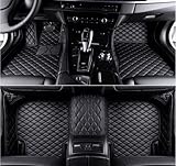 77YLMT77 Custom car Floor Mats for BMW 1,2,3,4,5,6,7,8 Series X1,X2,X3,X4,X5,X6,X7,Z4 2000-2022 Car Full Coverage All Weather Pads Protection Non-Slip Leather Floor Liners (Black+Black)