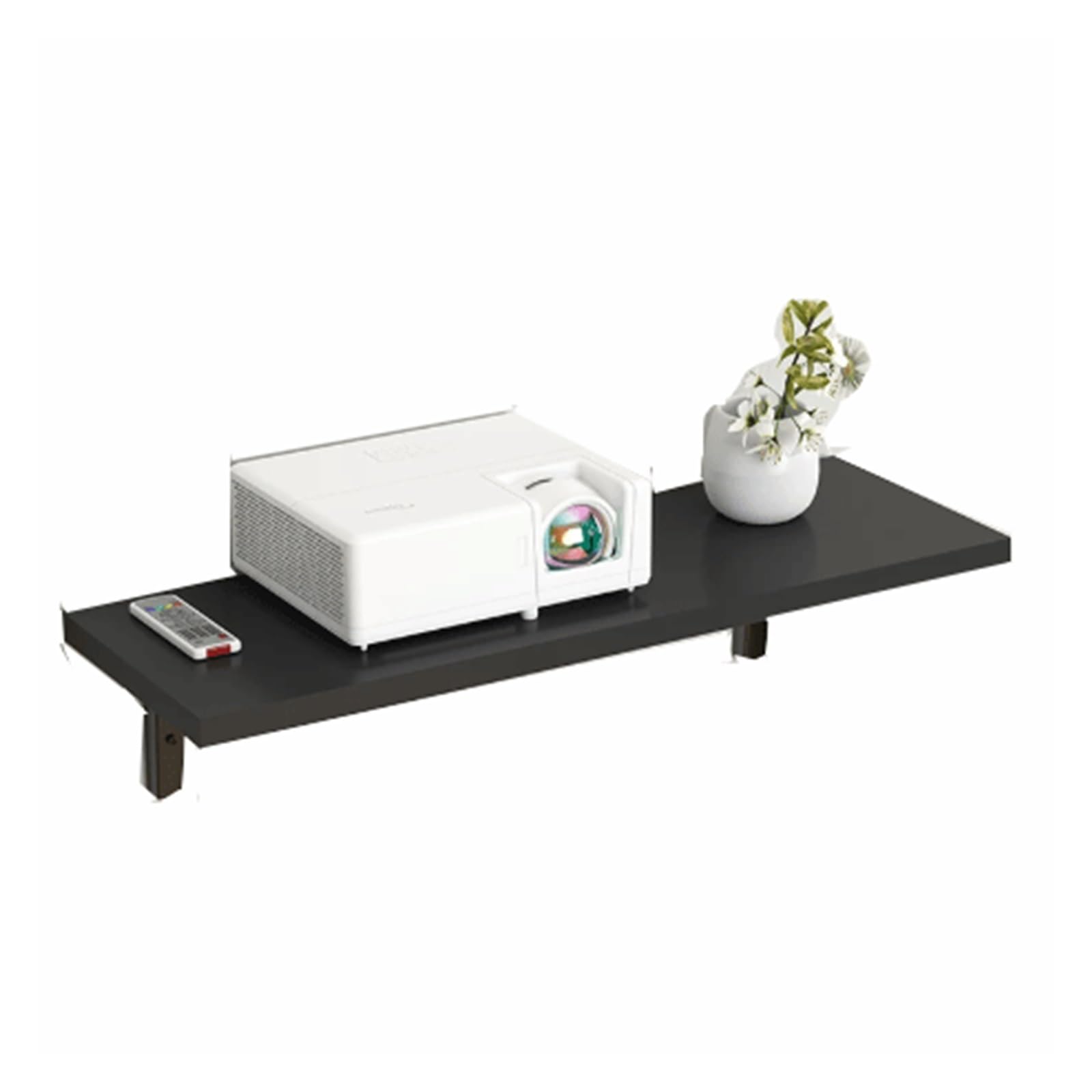 Cjhfr472sg Black Projector Stand Projector Mounts, Wall-Mounted Shelves, Home Storage Racks Projector Mount(,Small)