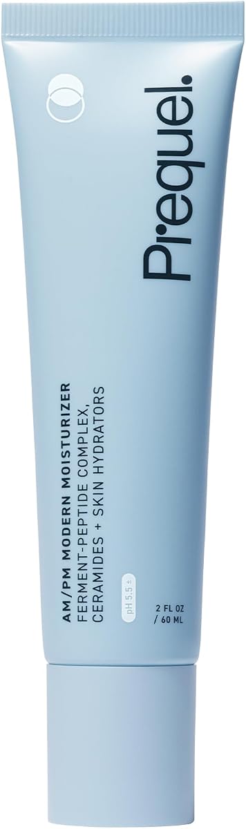 Prequel Skin Face Moisturizer Peptide Cream With Ceramides Glycerin Barrier | Face Moisturizer With Peptides, Ceramides And Glycerin For Sensitive Skin, Non Greasy Barrier Support Cream AM PM Hydration