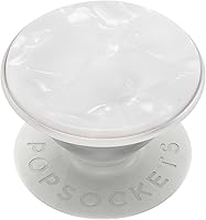 Vista 10 de PopSockets: agarre para teléfono con soporte expansible, color blanco