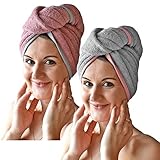 Praktischer Haarturban, der ideale Haartrockner für das schonenden trocknen Ihrer Haare. Saugstark und leicht anzubringen und eine absoltute Erleichterung in Ihrem Badezimmer.