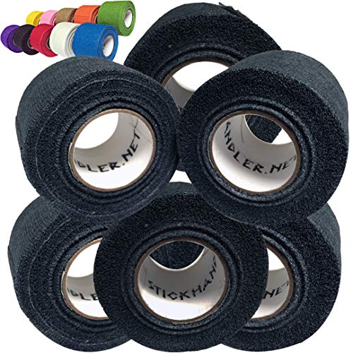 Cinta antideslizante para baquetas STICK HANDLER, pack de 6 negro miniatura 1