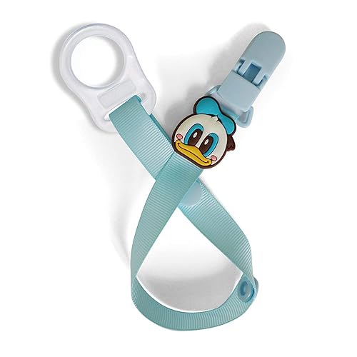 Miniatura 6 de AUEAR, Paquete de 10 anillos adaptadores de silicona para chupete de pezón, clip de grado alimenticio, color transparente