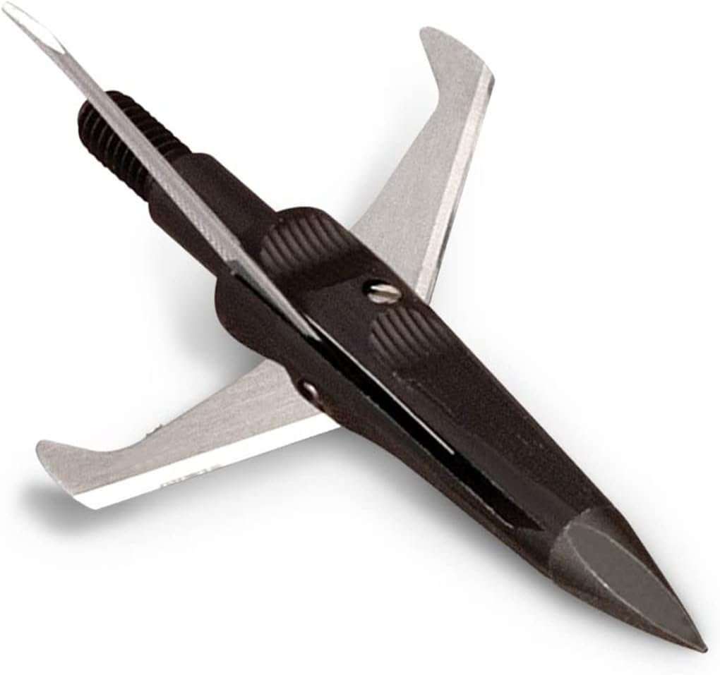 Spitfire 3-Blade Durable Precise Front-Deploying Archery Bowhunting Mechanical Broadhead - 3 & 4 Pack
