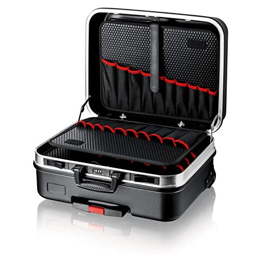 KNIPEX 00 21 06 LE Werkzeugkoffer "BIG Basic Move" Werkzeug-Trolley | Rollkoffer leer