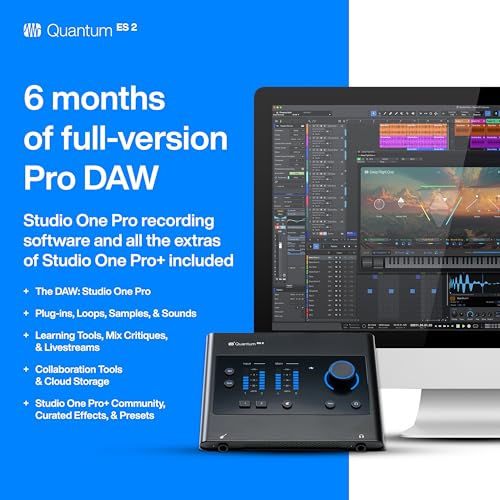 PreSonus Quantum ES 2 オーディオインターフェイス USB-C の商品画像 5