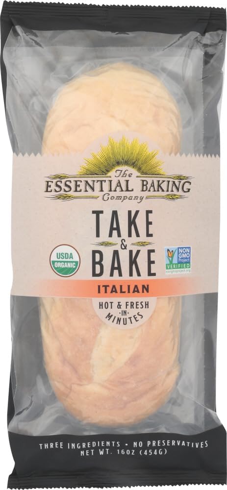 (NOT A CASE) Organic Take & Bake Bread Italian