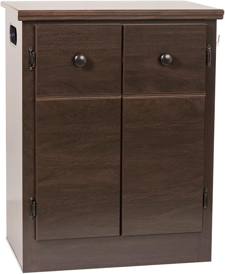 CPAP Nightstand | Mahogany Finish | Fully Assembled | Moisture-Resistant | Keep CPAP Equipment and Supplies Organized