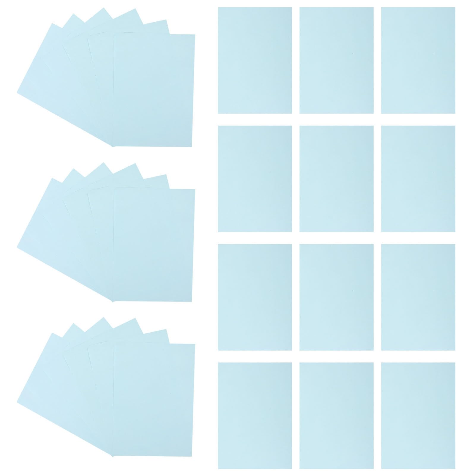 FOMIYES 200pezzi Carta Colorata per Stampante Azzurro Fogli da Stampa per Origami Carta da Fotocopie per Ufficio per Bricolage e Cancelleria