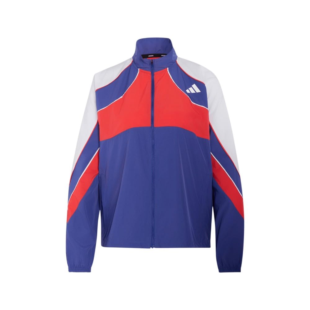 Womens Adizero Archive Jacket Athletic Outerwear Casual - Blue