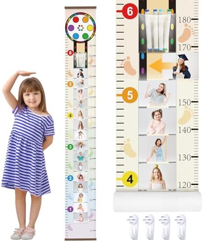 Amazon.com: Projector Growth Chart for Kids with Picture Frames, Height ...