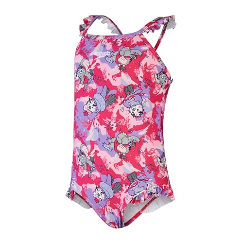 Maillot une pièce fille Speedo thinstrap imprimé résistant au chlore