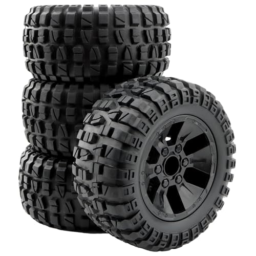 GDOOL 1:10 9200 RC Tires PX9200-29A Accessories Spare Parts for 1:10 9201E 9203E 9205E 9206E 9200E Trucks 200E 210E Brushless RC Cars (4 Pieces)