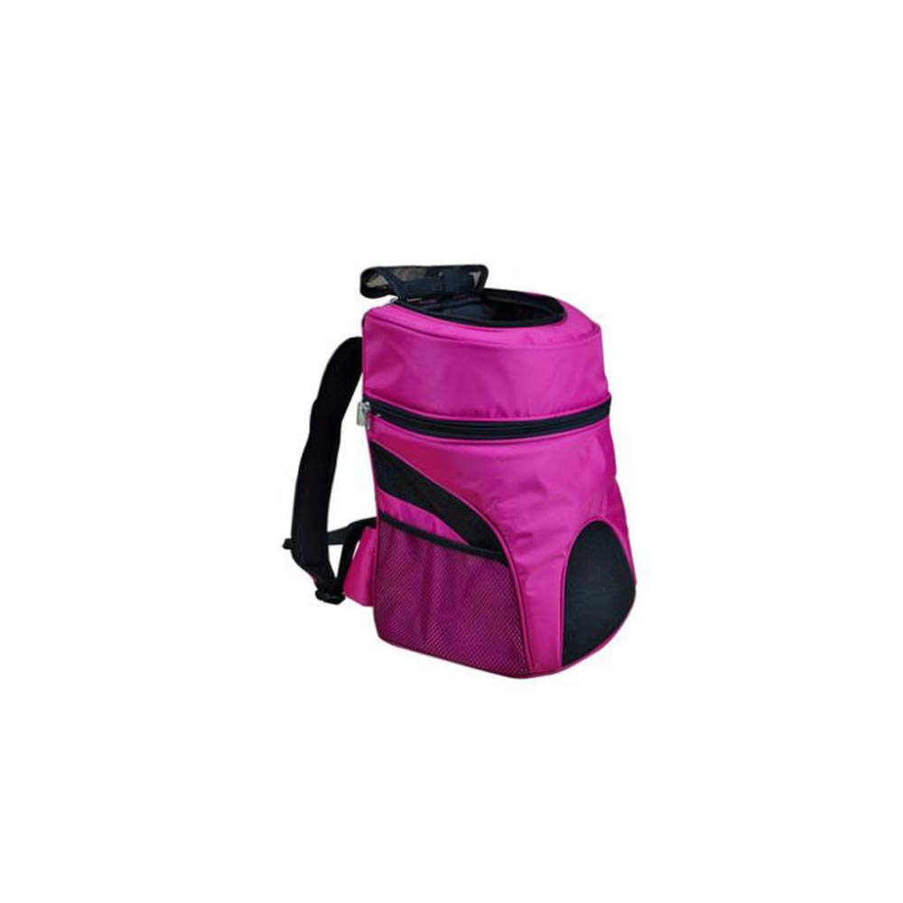Sac de transport pour chien et chat REYG pliable rose 34x25x39cm