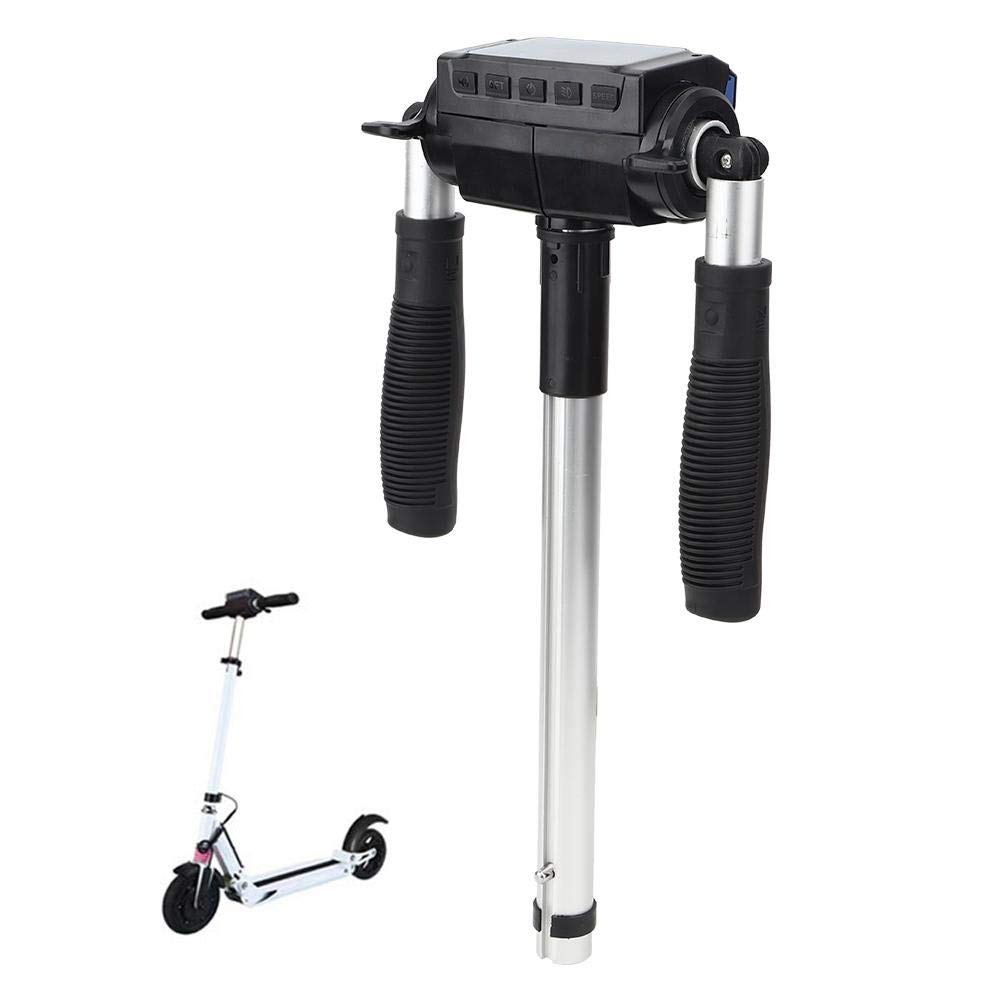 Manubrio scooter elettrico, set completo di manubrio universale in lega di alluminio MAGT compatibile con scooter elettrico KUGOO da 8 pollici senza schermo