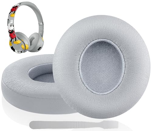 Link Dream Replacement Beats Solo 3 Earpad Beats Solo 2 Replacement Ear Pads Memory Foam Cushions Cover for Beats Solo 2 & Solo 3 Wireless Headphone