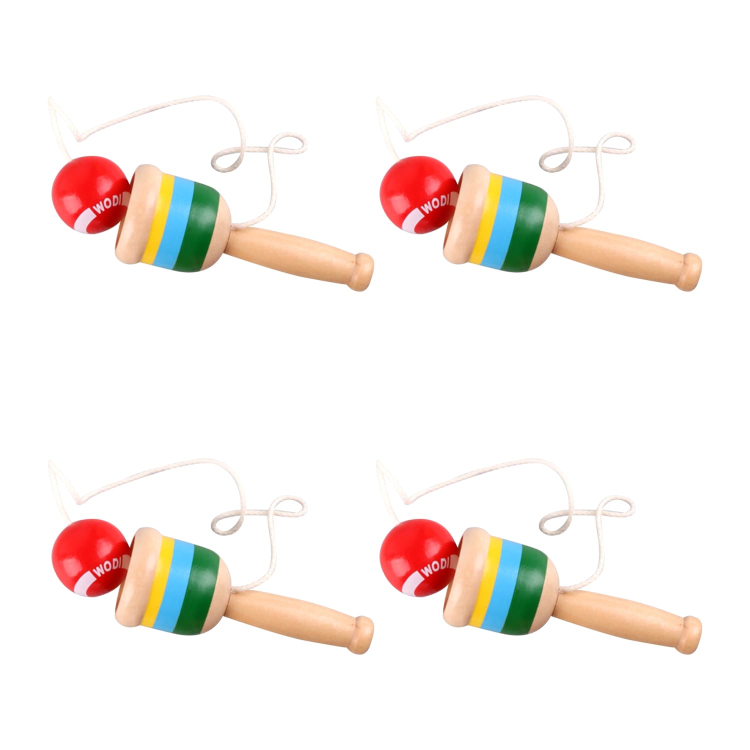 XNHIU 4pcs Gift Hand- Eye Pop and Catch Balls Game Indoor Outdoor Ball Summer Beach Balls Adult Ball Games for Adult