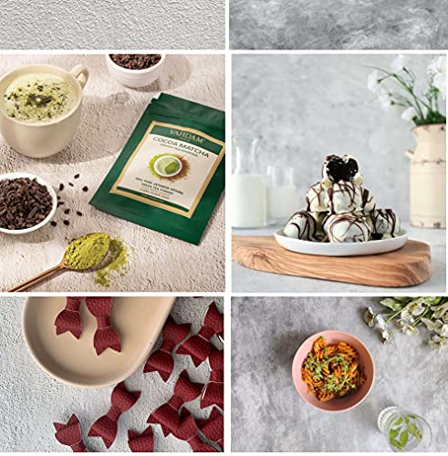 Image of Premium Flat Lay Tabletop Photography Backdrop Background, Double Sided Adra Waterproof Paper for Food, Small Product Professional Photo Shoot (Pack of 3, BG 4)