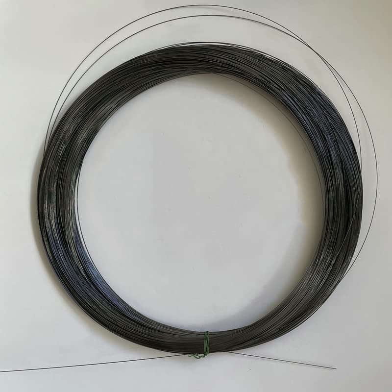 Fil d'acier nitinol à mémoire de forme super élastique en alliage de titane et nickel Noir 0,1 à 1,8 mm (0,2 mm x 5 m)