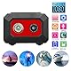 Kopfkamera für Reiten Super HD 1080P Dv Sportkamera Head Mounted Action Video Camcorder DVR Recorder (Schwarz Blau) (Schwarz Rot)