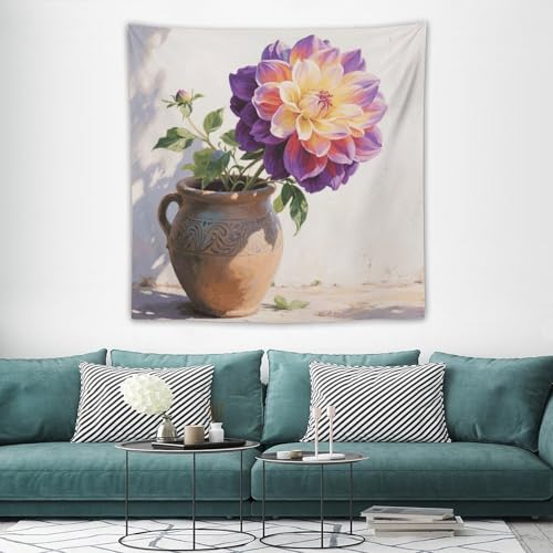 Tapisserie murale bohème en tissu de haute qualité avec kit de fixation