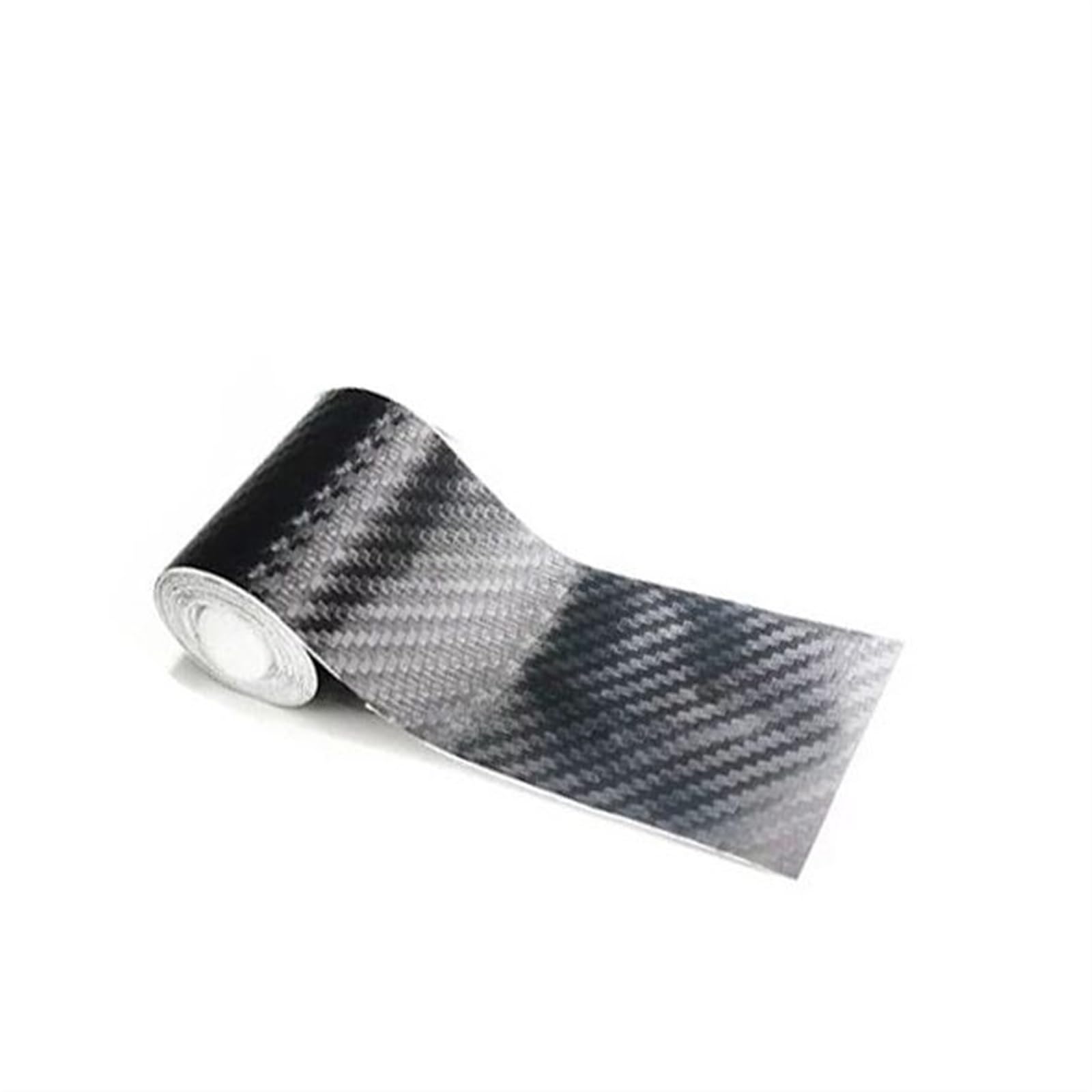 Tira Protectora de Parachoques Rollos de 3/5 m Pegatinas Fibra Carbono para Puerta Coche, Tira para Maletero, umbral, Cinta antiarañazos(5cmx3m)