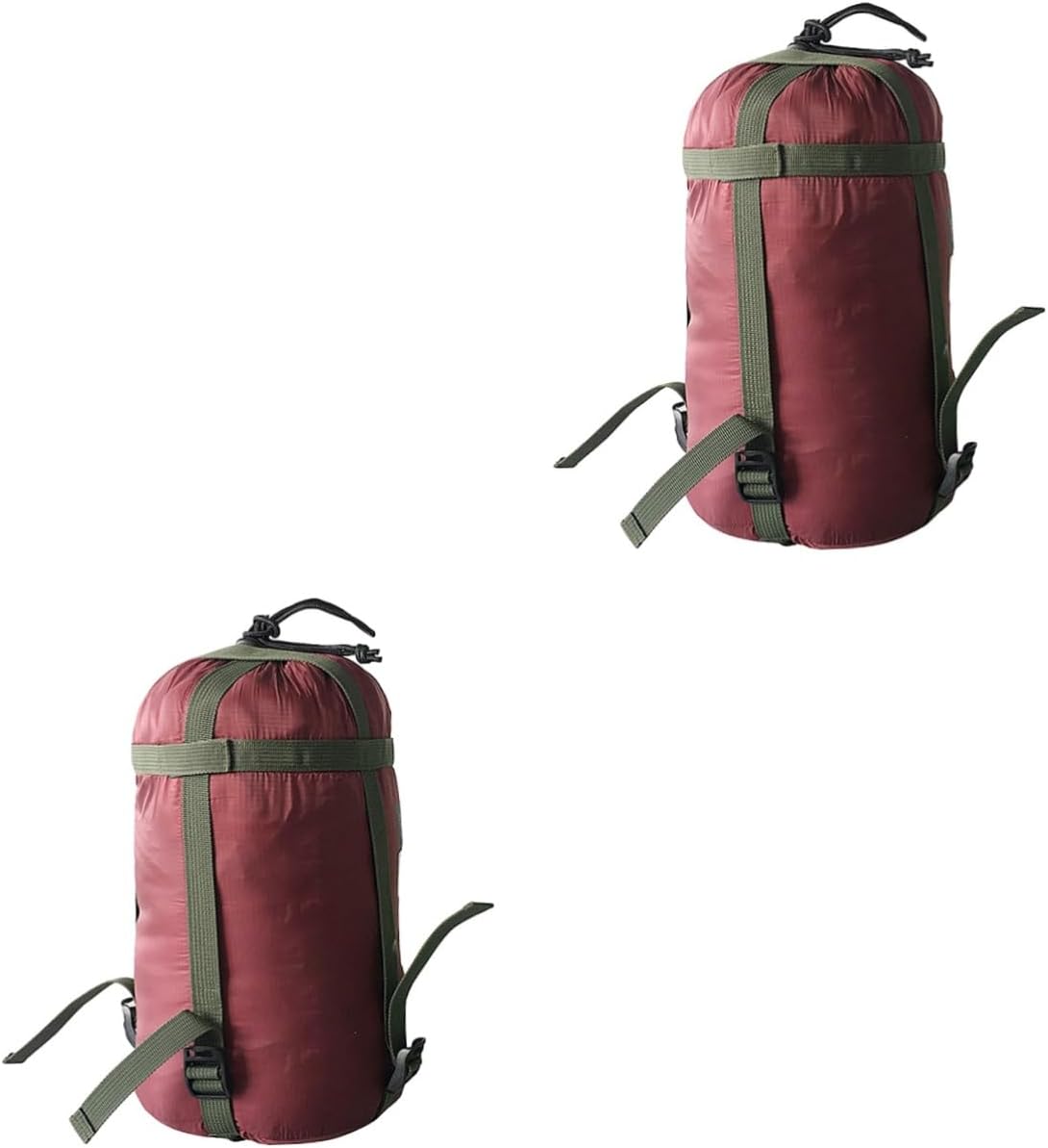 Cabilock 2pcs Compression Sleeping Bag Storage Sack Portable Quilts Storage Bag for Camping Hiking Backpacking Lightweight Compression Straps for Outdoor Adventures