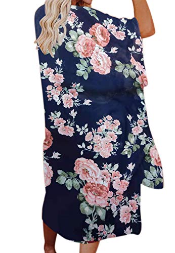 Image of Jayscreate Women's Breezy Summer Boho Kimonos Sheer Beach Cardigan Cover Up