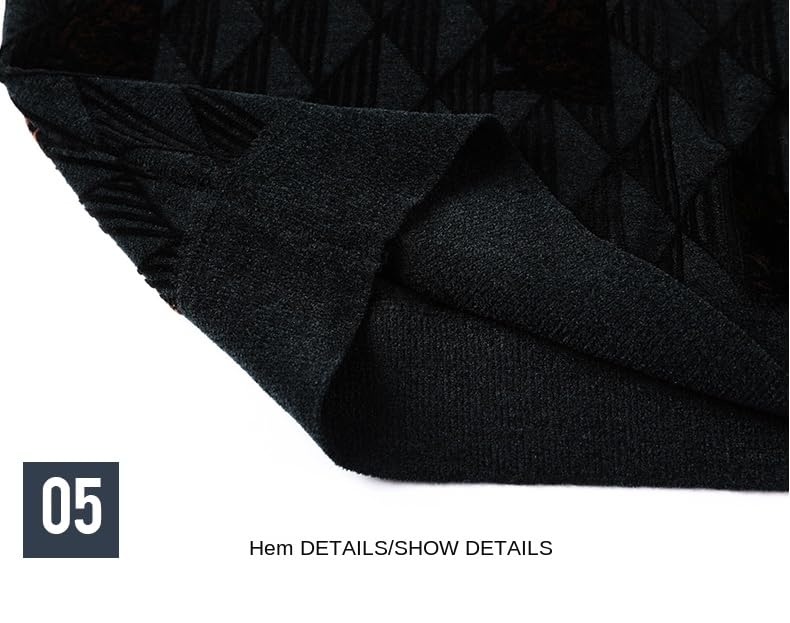 Alloaone Men Knit Pullover Sweater Men Woolen Crew Neck Trendy Jumper Clothing4