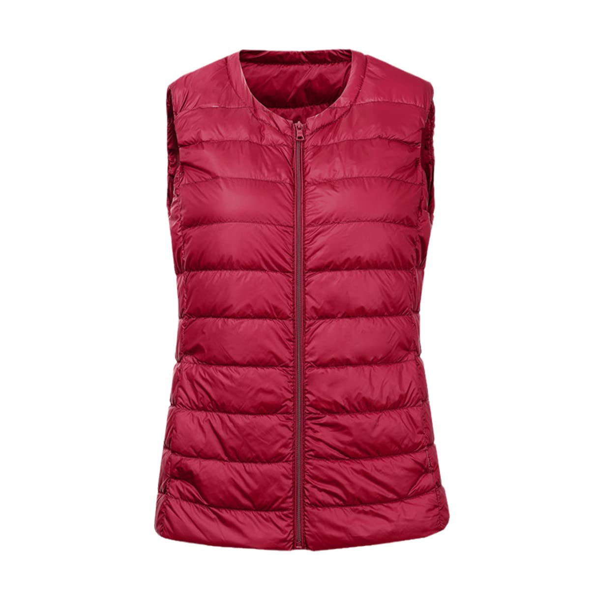 Chaleco de gran tamaño para mujer en color vino talla S 3